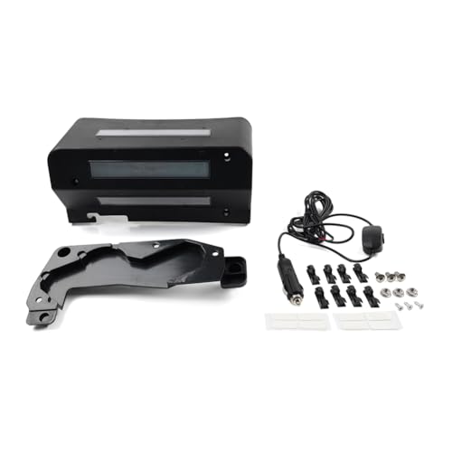 Cninba13 Tailgate Reading Light Rear Window Camping Lamp ABS Black For Jeep Wrangler JK 2007-2017 Car