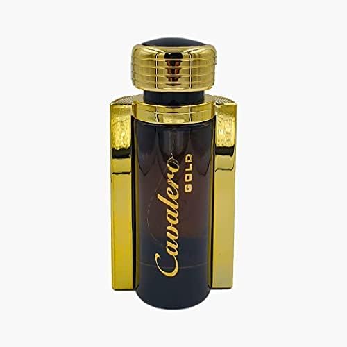 Dumont CAVALERO GOLD - 3.4oz - Eau De Parfum – Unisex Perfume for Men & Women - Tropical, Fruity, Floral & Vanilla Scent - Long Lasting Cologne Mist & Body Spray - for Him & Her