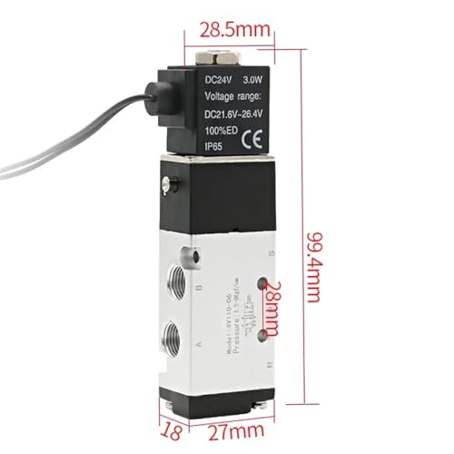 Éliminer les fuites d'air avec l'électrovanne 4V110-06 DC12V 5/2 - 5