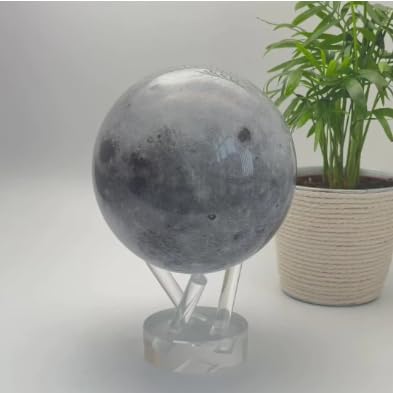 GLOBE DADDY 6 Inch Diameter Desktop Moon Globe for Office Décoration,Great Gifting Item and Home Decor