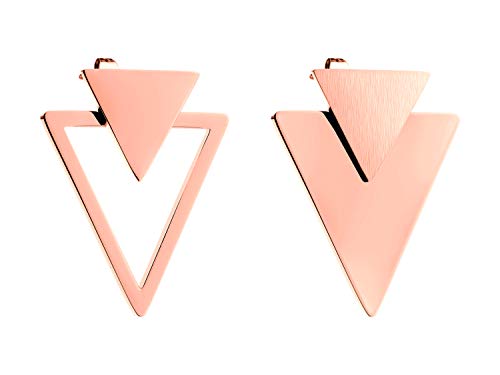 Preisvergleich Produktbild LIEBESKIND BERLIN Damen-Ohrstecker Edelstahl LJ-0294-E-23, roségold