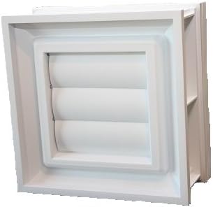 Quality Glass Block 8 X 8 X 4 White Dryer Vent