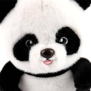 Image of Storescent Soft Toys for Kids - Stuffed Animal Plush Soft Toy for Boys & Girls | Plushie Toy Black Eyes Panda, 35cm