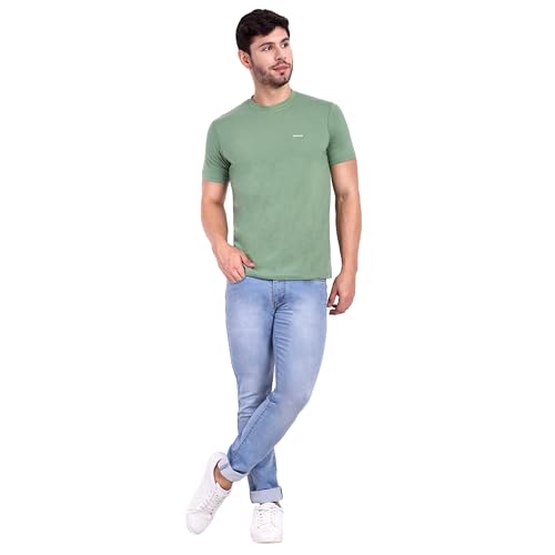 Image of EXCELLO Men's 100% Pure Cotton T-Shirt || Super Soft, Breathable, Premium Material.