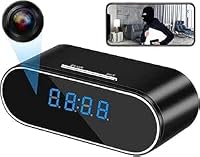 Generico WiFi Ébresztőóra Rejtett Kamerával - 1080p HD Videó, Mozgásérzékelés, Éjjellátó, Valós Idejű Megfigyelés, Beltéri Biztonsági Kamera 1