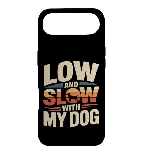 Low And Slow With My Dog �o�[�x�L���[�O���� �X�}�z�P�[�X iPhone Air �p