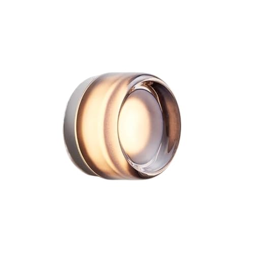 POKLDI Modern Aluminum Wall Sconce Minimalist Round LED Wall Lamps