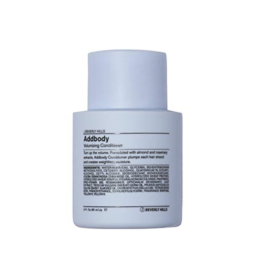 J Beverly Hills Blue Addbody Acondicionador, acondicionador voluminizador, botella de 3 oz