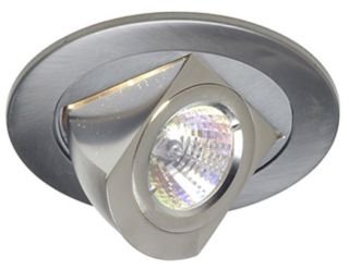 4 Inch Recessed Can 12V Mr16 Light Adjustable Aim Pull Down Elbow Trim Steel Silver Satin Nickel #TOP20