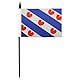AZ FLAG - Tischflagge Provinz Fryslân - 21x14 cm - Fryslân In Niederlande Tischfahne 14 x 21 cm - Flaggen