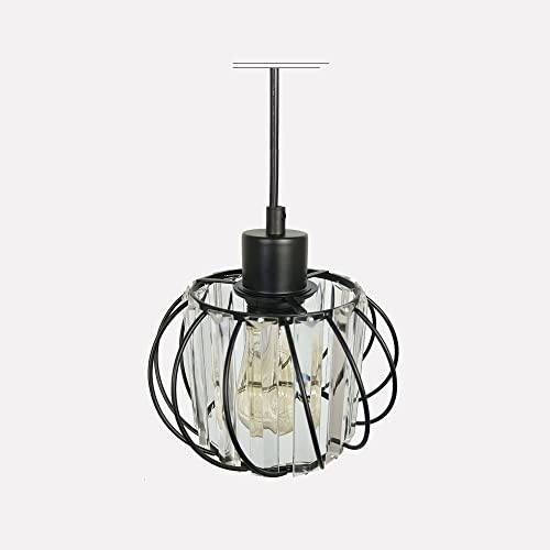 Lámpara de araña pequeña E27 para iluminar techos bajos con estilo retro 5