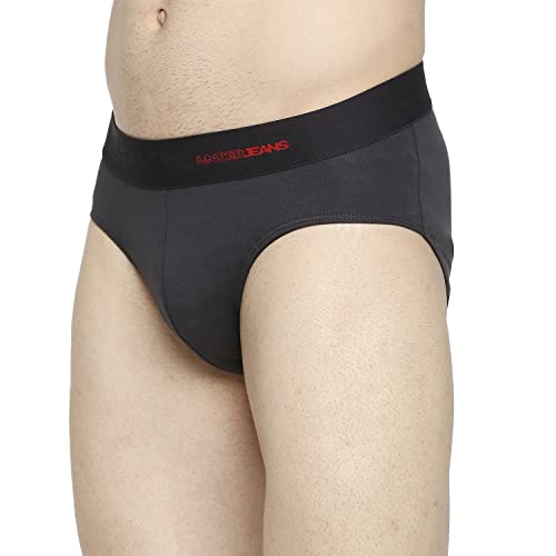Image of Underjeans Men's Cotton Blend Regular Fit Printed Brief
