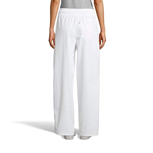 Uncommon Threads mens Classic Baggy With 3" Elastic Waist Chefs Pants, White, XX-Large US