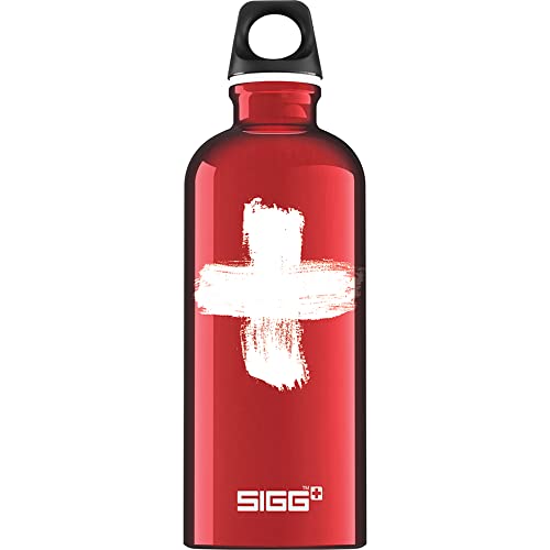 SIGG - Alu Trinkflasche - Traveller Swiss Red - Klimaneutral...