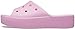 Crocs Women's Classic Slide | Platform Sandals, Flamingo, 7