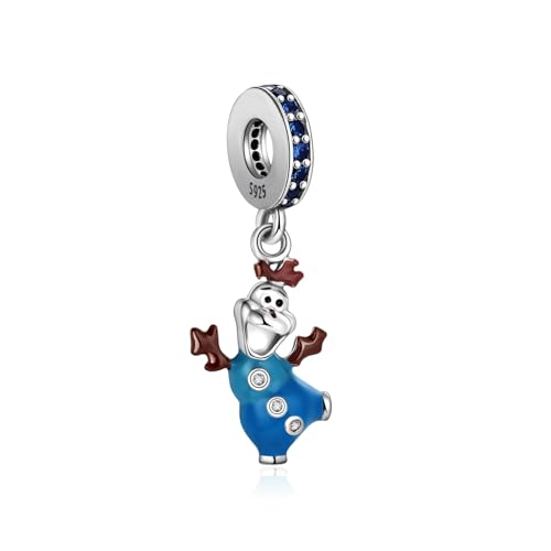 Jokmeo Abalorio de plata de ley 925 para pulseras y collares, compatible con colgantes Pandora, regalo para mujeres y niñas, Plata esterlina