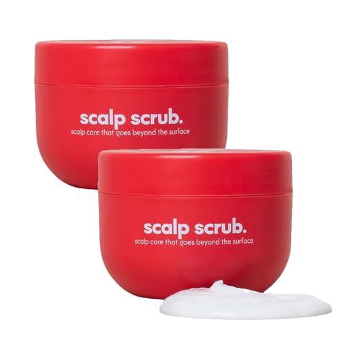 Champú Exfoliante para el Cuero Cabelludo, Exfoliante con Cúrcuma y Aceite de Aguacate para Eliminar, Reduce la Descamación y Promueve un Cabello Más Sano y con Más Volumen - 200 ML (2Pcs)