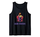 El diseño Alien Iverson es perfecto para jugadores de baloncesto, jugadores de calle, BBal Zocker, Centro, Point Guards, Shooting Guards, jugadores de Streetball, Point Forwards y fans del baloncesto profesional estadounidense, alienígenas, espacio, estrellas y planetas.
