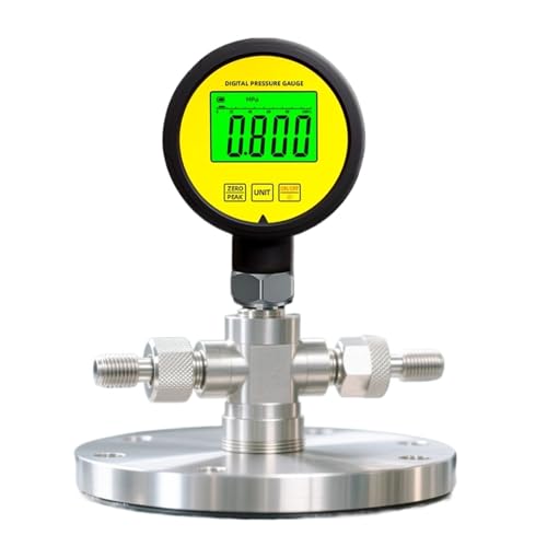 Manómetro digital de acero inoxidable para medir presión y vacío con conexión NPT1-2