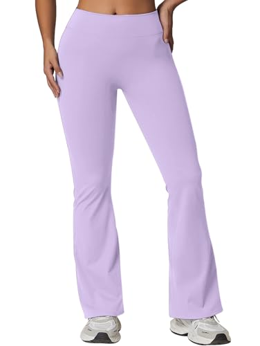 Rugkey Flare Leggings with Pockets for Women Butt Lifting Workout Leggings Gym Bell Bottom High Waisted Yoga Pants2