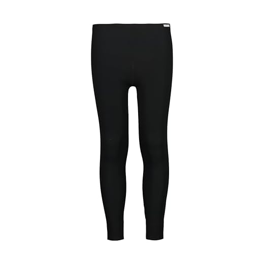 CMP Unisex Kinder Thermounterwäsche Hose, Schwarz (Nero), 128