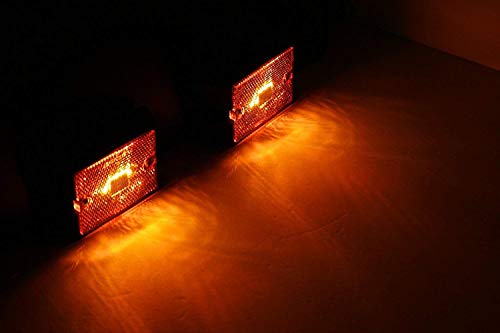 Maxxhaul 80745 Side Marker Led Amber Light - 2 Pack #TOP7
