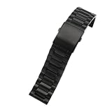 Generico Cinturino for orologio in acciaio inossidabile 22mm 24mm 26mm 28mm 30mm compatibile con il cinturino Diesel Dz4318 Dz4323 Dz4316 Dz7395 Dz7305 Dz7330 4358(Black,26mm)
