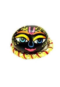 VEDANSH Natural Painted shaligram Stone with Stand