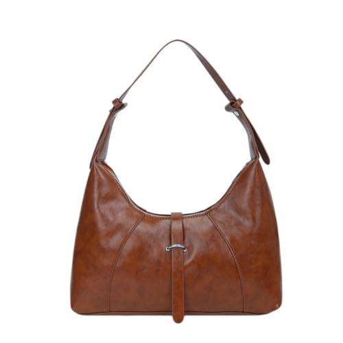 Sac femme sac à main la mode marron format boulette pour un look tendance - 2