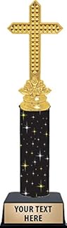 11" Cross Trophies - Black Midnight Cross Trophy Awards Prime