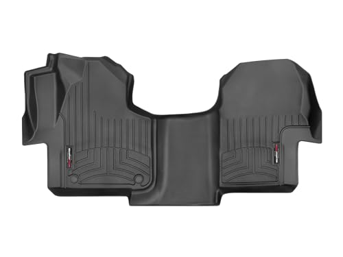 WeatherTech Custom Fit FloorLiners for Mercedes Sprinter, Sprinter, Sprinter - 1st Row - Over The Hump (4415211), Black