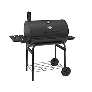 Char-Griller E2827 Pro Deluxe Charcoal Grill, Black