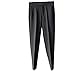 Pantalon court et droit pour homme sans repassage, noir, 48