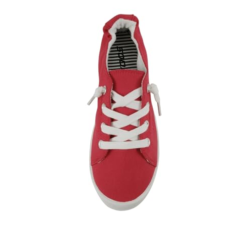 Image of Soda Flat Women Shoes Linen Canvas Slip On Sneakers Lace Up Style Loafers Zig-S