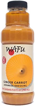 Wafu Ginger Carrot Dressing, 9.8 Ounce Bottle