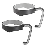 Handle Compatible with Yetii Rambler 20 Oz Yram20 & Compatible with RTIC Tumbler 20oz (2 Pcs) Grey