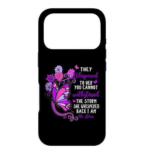 They Whispered You Cannot Withstand Storm Women Im the Storm �X�}�z�P�[�X iPhone 17 Pro �p