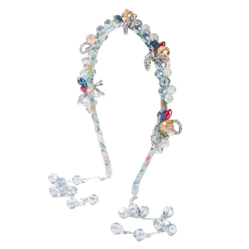 Hndudnff Women Rhinestone Tassel Pendant Removable Headband For Summer Bridal