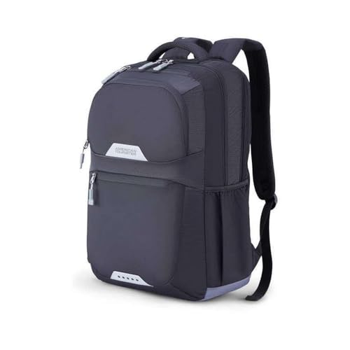 Image of American Tourister Zipper Brett 3.0 Polyester Men's Backpack (Free Size, Black)