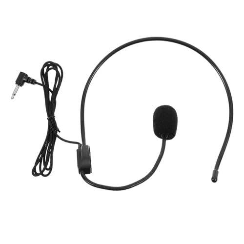 GALPADA Microphone Headset for Speaking Ear Microphone with Connector for Teachers and Tour Guides Comfortable Fit High Fidelity Sound Amplification