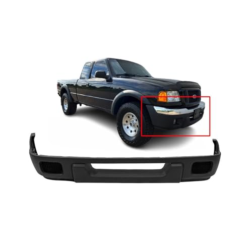 FitParts Compatible With Front Lower Bumper Cover 2004 2005 Ford Ranger 04 05. New & Textured. W/Air Holes. W/O Fog Light Holes. FO1095215 4L5Z17626EAA