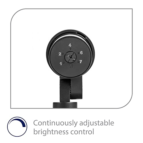 Wac Landscape Lighting, Led 12V Small Size Accent Light With Adjustable Beam Angle And Integral Brightness Control 50-420 Lumens 2700K Warm Built-In Led In Black #TOP3