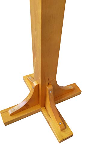 FixtureDisplays® Birch Wood Podium, Pulpit, Floor-Standing Lectern for School, Church, Business, Speech, 41.5" Height 119807NEW-NF - Thumbnail 4