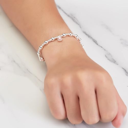 Philip Jones October (Tourmaline) Birthstone Stretch Charm Bracelet with Quote Gift Box - Image 3