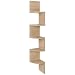 COMIFORT Estantería Rinconera - Librería de Pared para Esquina de Estilo Nórdico,...