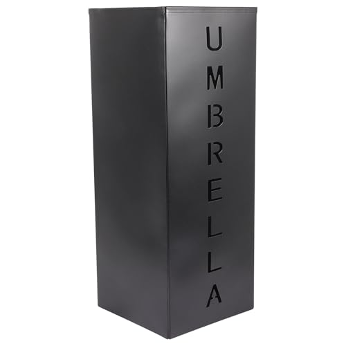 Porte-parapluie en fer grosse capacite et design compact DOITOOL