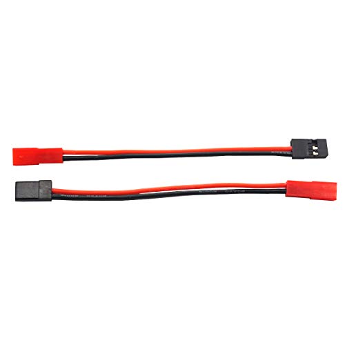 2Pairs Vgoohobby 10Cm Jst Plug To Jr Connector Male Female Cable Servo Adapter Wire For Rc Plane Helicopter Car #TOP6