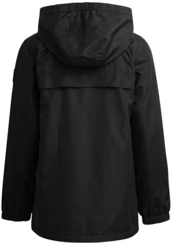 Image of DKNY Boys Fleece Jacket - Water and Wind Resistant Polar Fleece Lined Boys Windbreaker Jacket - Cozy Outerwear Kids Jackets