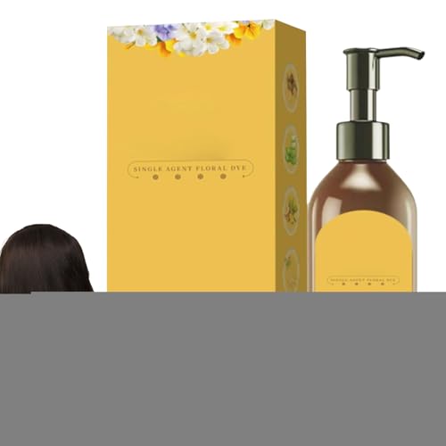 Per Tinture Capelli Scuri - Tintura Vegetale Con Fragranza, Floreale Monodose Colorante A Base Vegetale Grigi Neri | Colorante Per Capelli Per Uomo Trasformando Rapidamente I