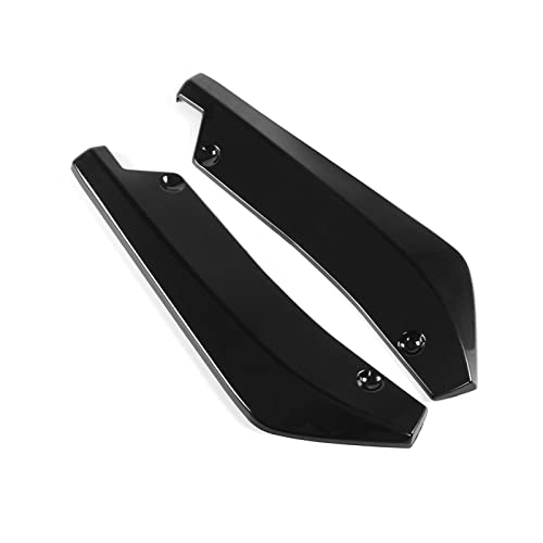 �Ԃ̃}�b�h�t���b�v A Pair Universal Car Rear Bumper Lip Diffuser Splitter Canard Angle Side Skirt Extension Bumper Spoiler Decorative Pro